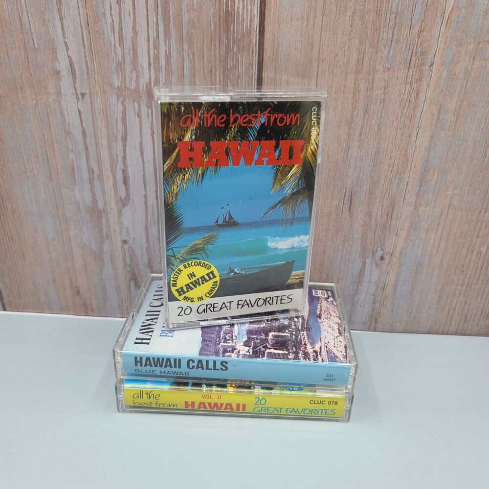 Hawaii Calls Blue Hawaii All The Best Favorites Cassette Tape Set 3